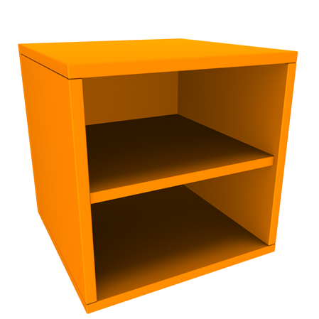 Kindermöbel Katta Regalwürfel Orange von Paul Schneider und Armin Menges GmbH