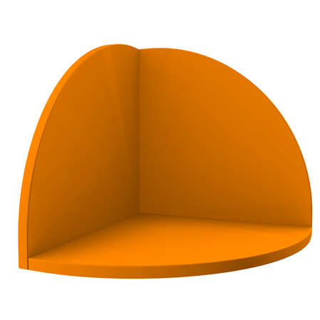 Kindermöbel Katta Viertelkreis Orange von Reisebüromöbel Paul Schneider und Armin Menges GmbH